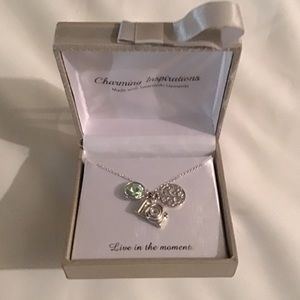 Sterling silver charm necklace